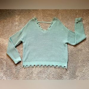 Rue21 Distressed Knit Sweater- Size 2xl